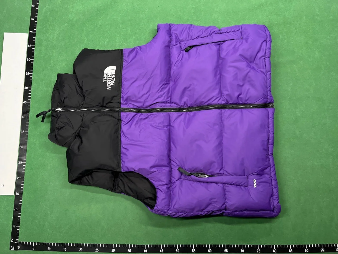 The North Face vest QC photo