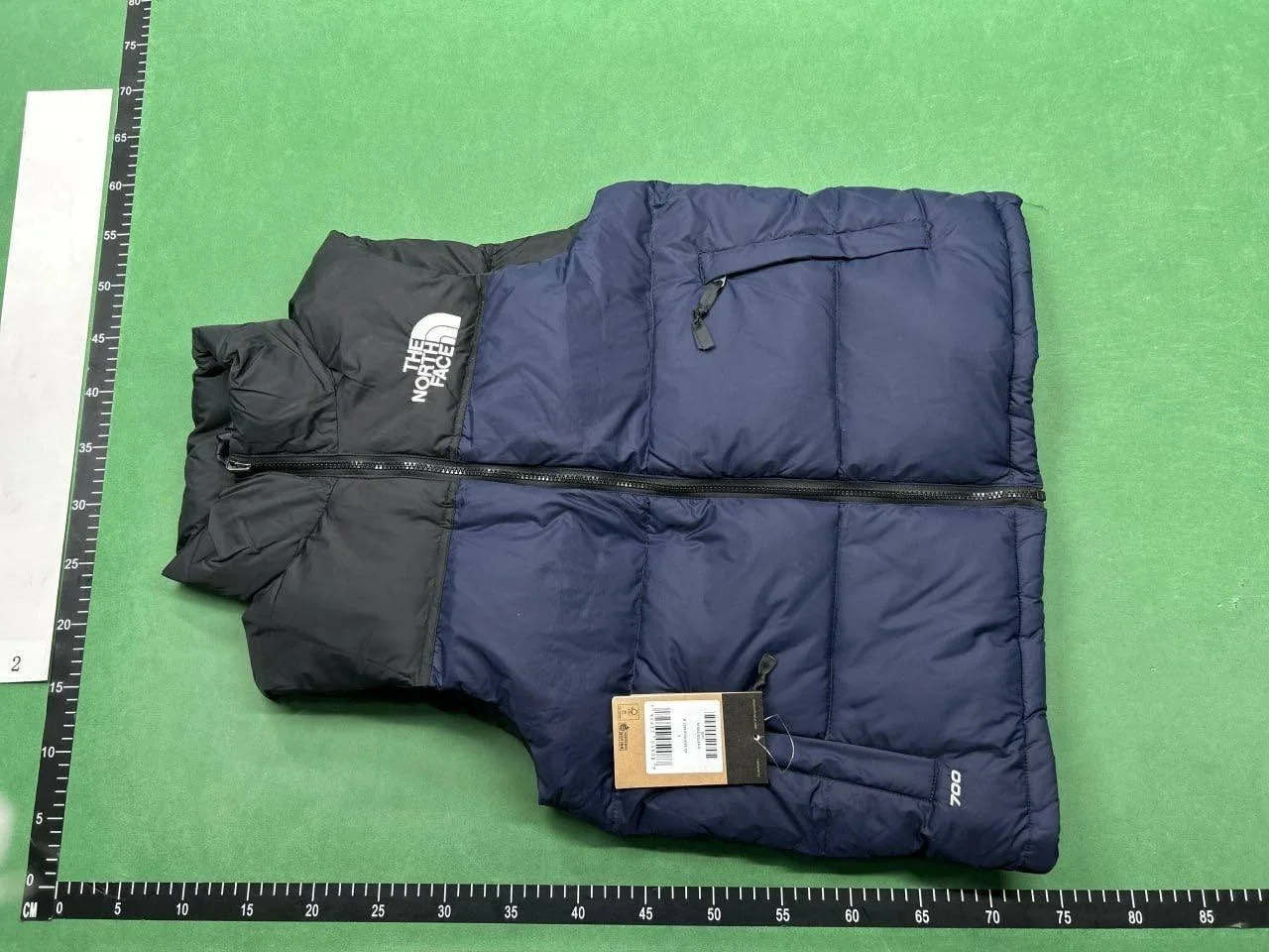 The North Face vest QC photo