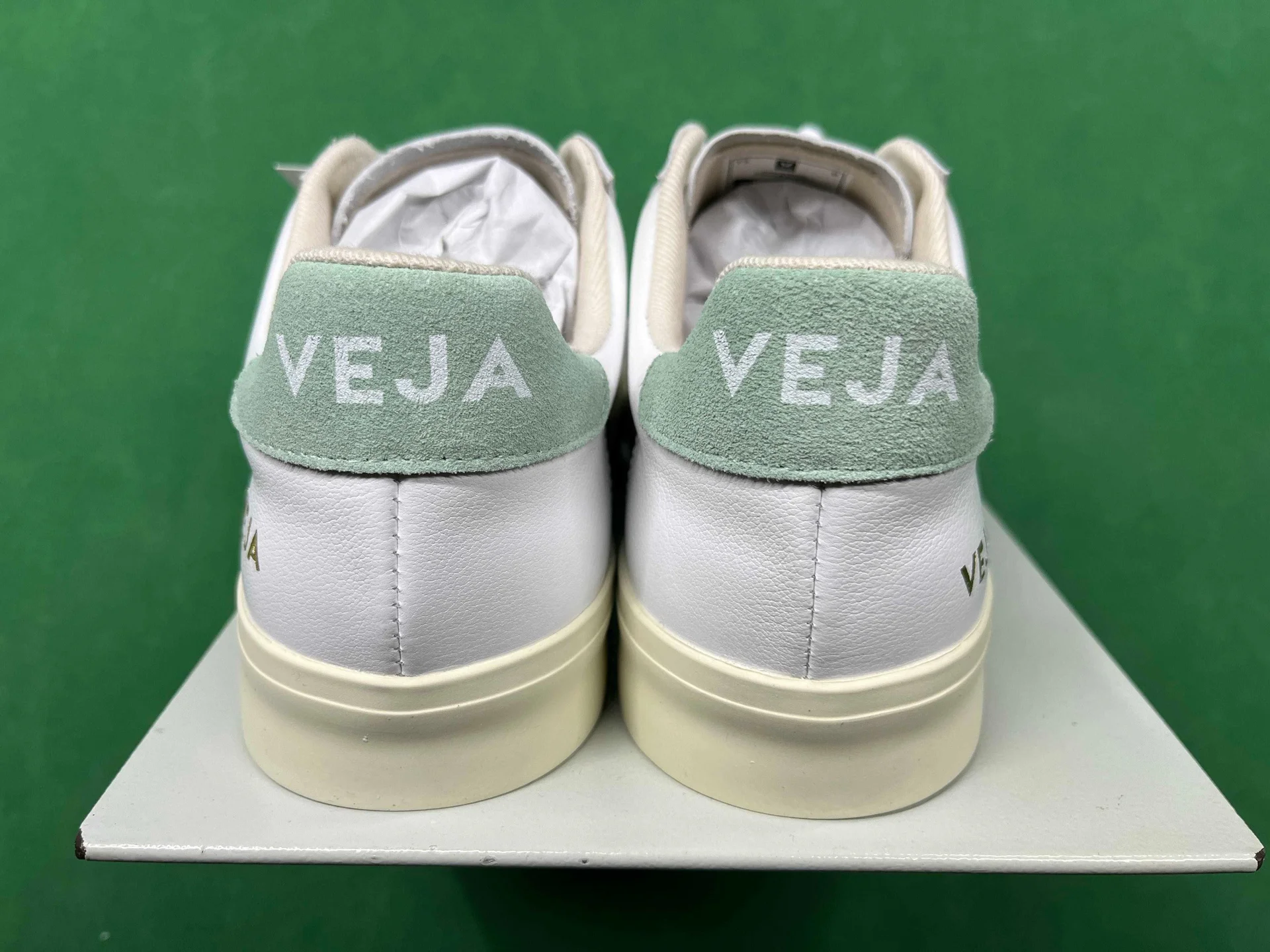 V-shaped genuine leather white shoes (M-0036) QC photo