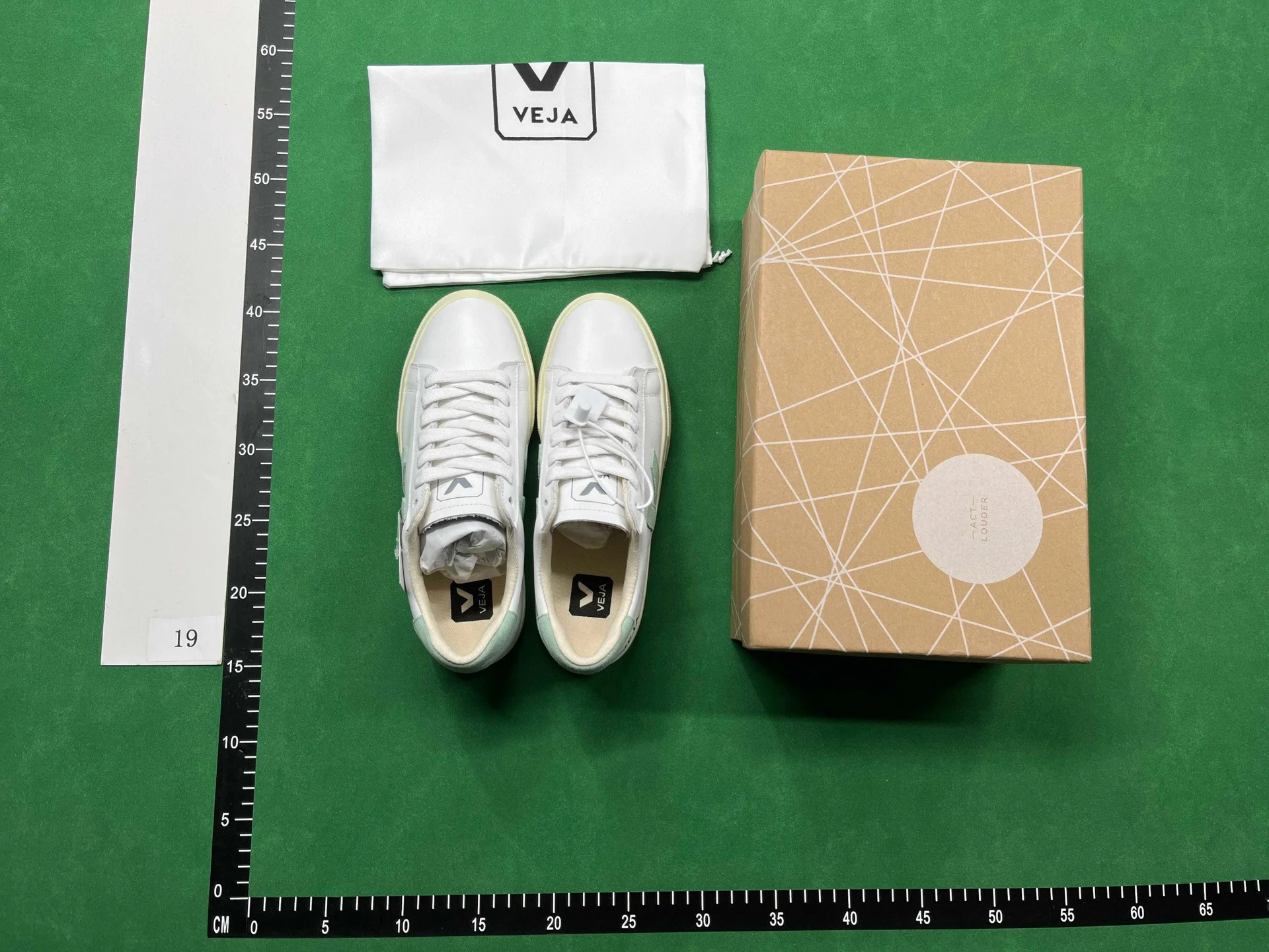 V-shaped genuine leather white shoes (M-0036) QC photo
