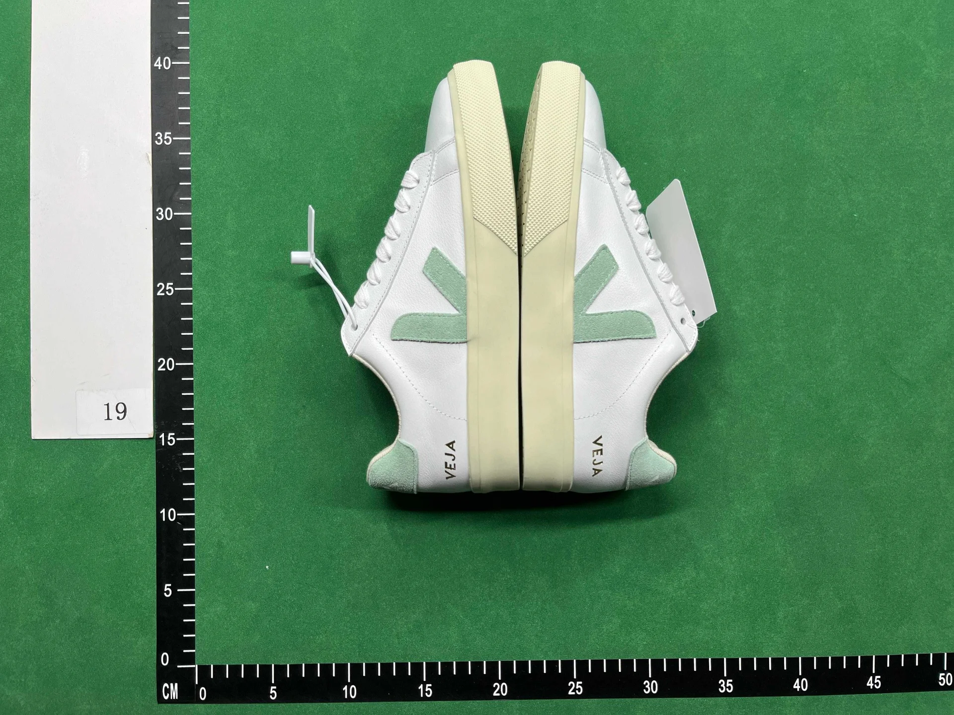 V-shaped genuine leather white shoes (M-0036) QC photo