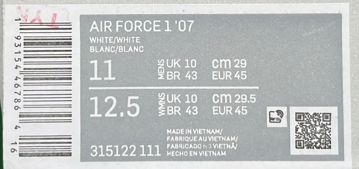 NIKE AF 1 product reference 5