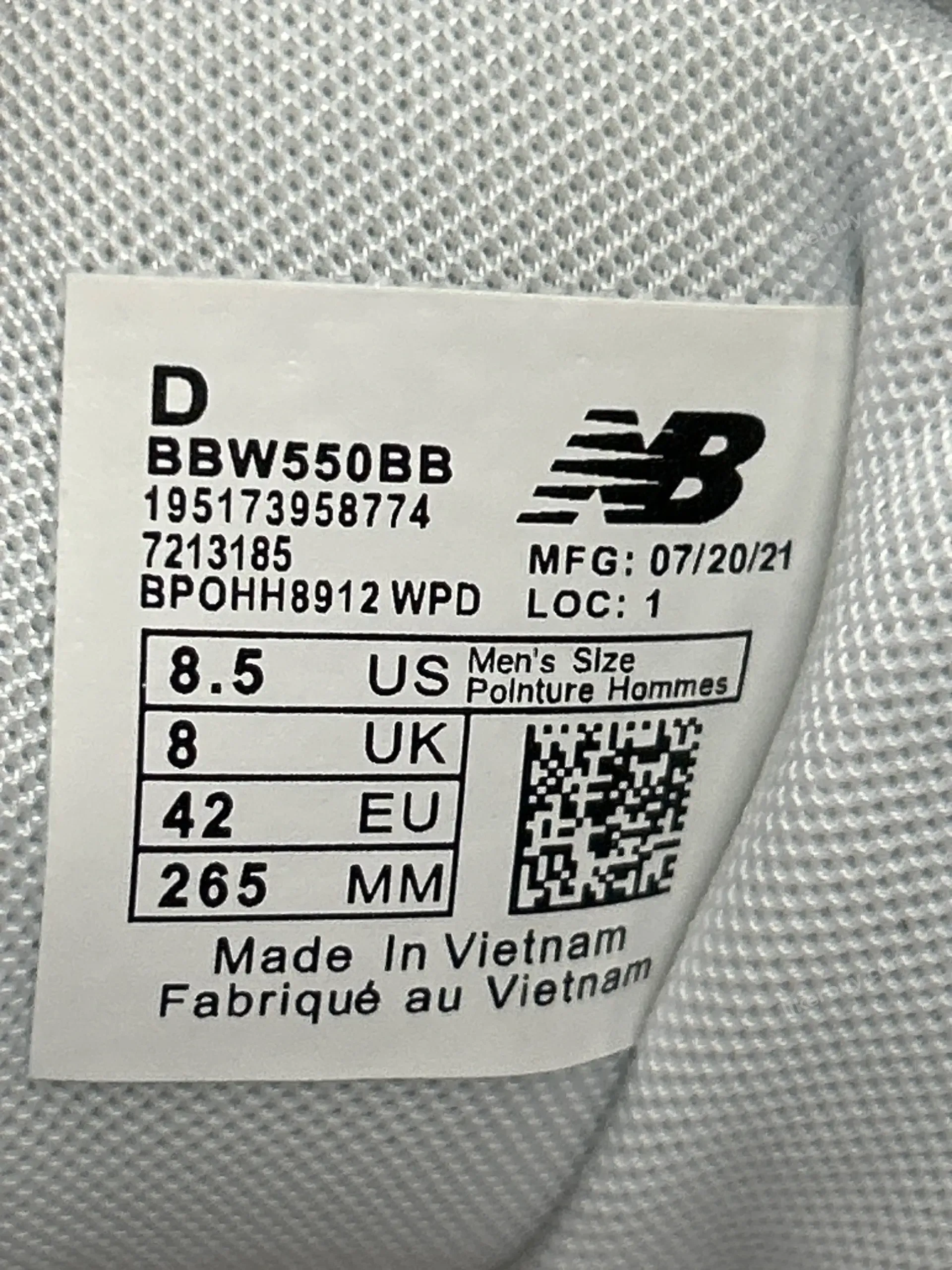 New Balances 550 shoes product reference 2