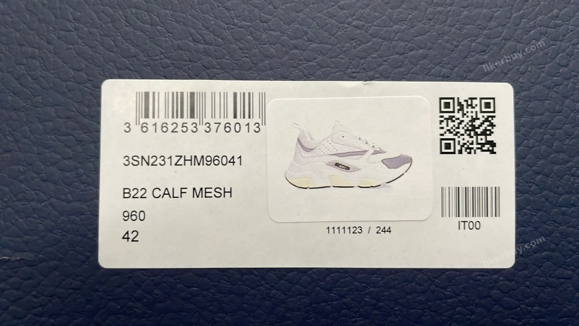 dior b22 sneakers product reference 11