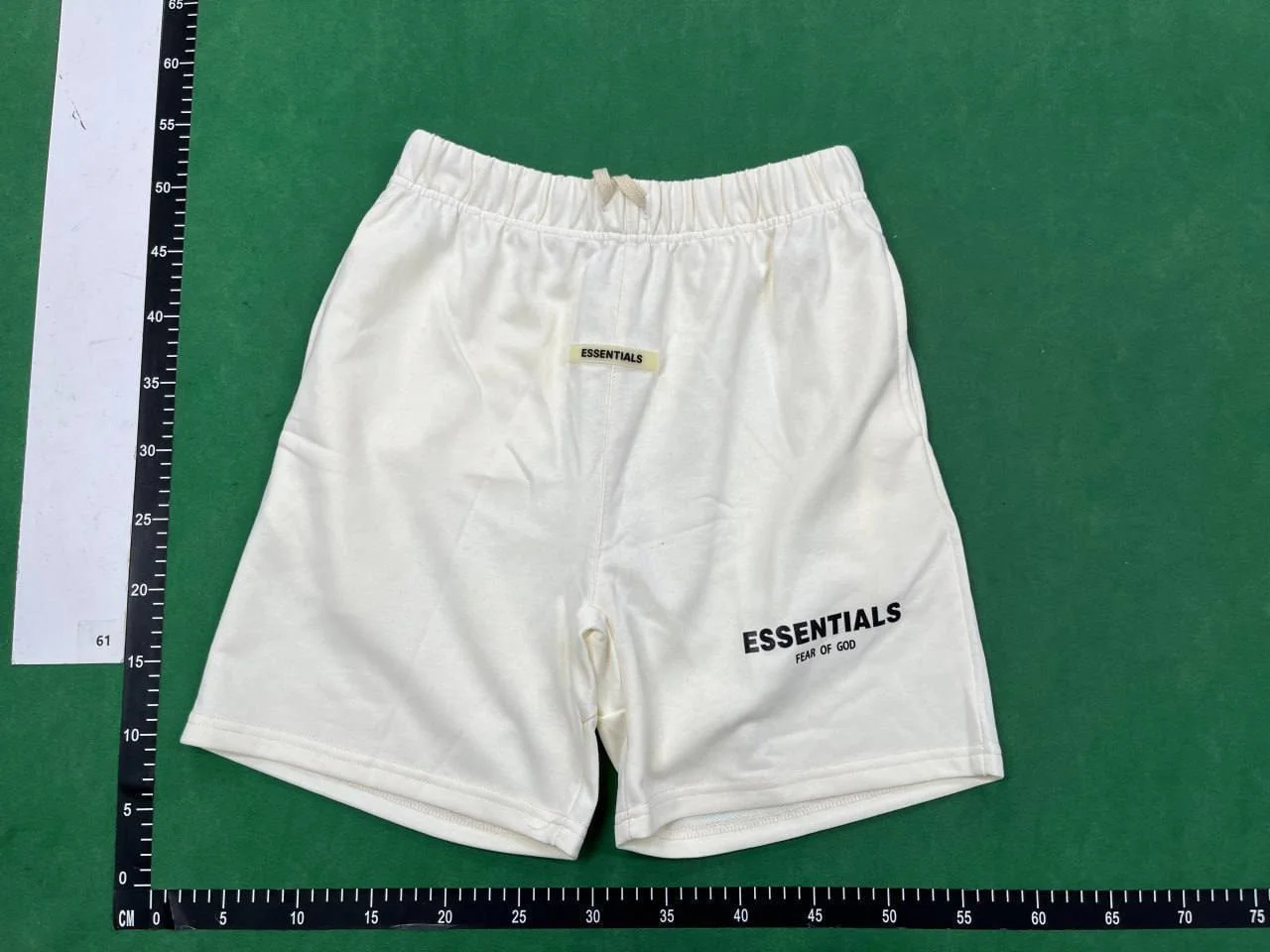 fear of god shorts QC photo