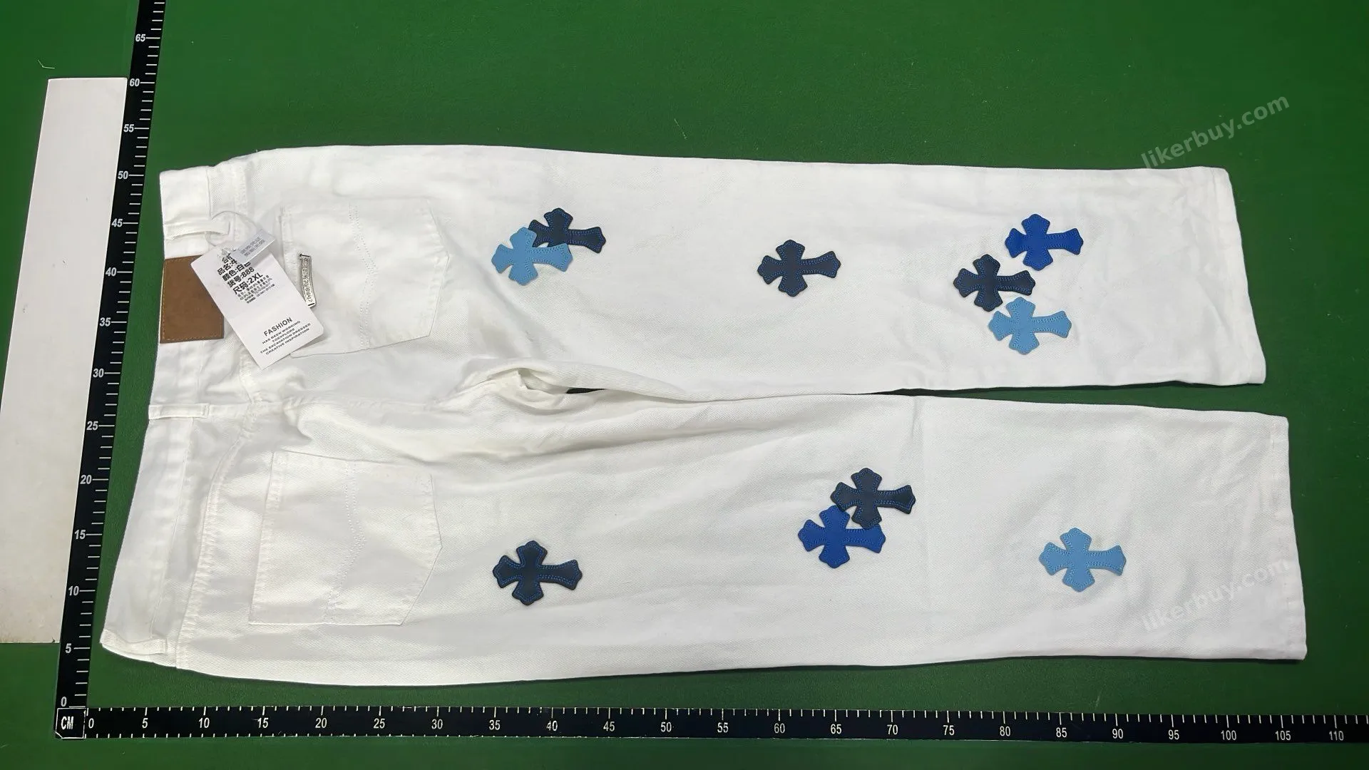 Chrome hearts denim shorts product reference 2
