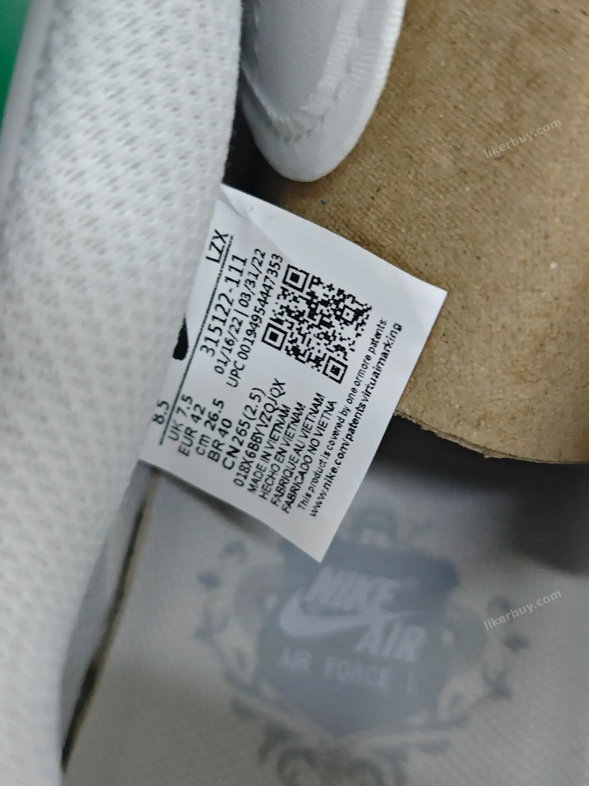 Nike Air force 1 low product reference 3
