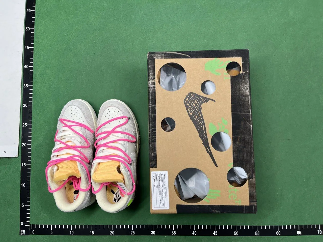 original quality Nike Dunk Low Off-White QC photo