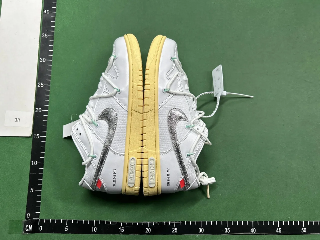 original quality Nike Dunk Low Off-White QC photo