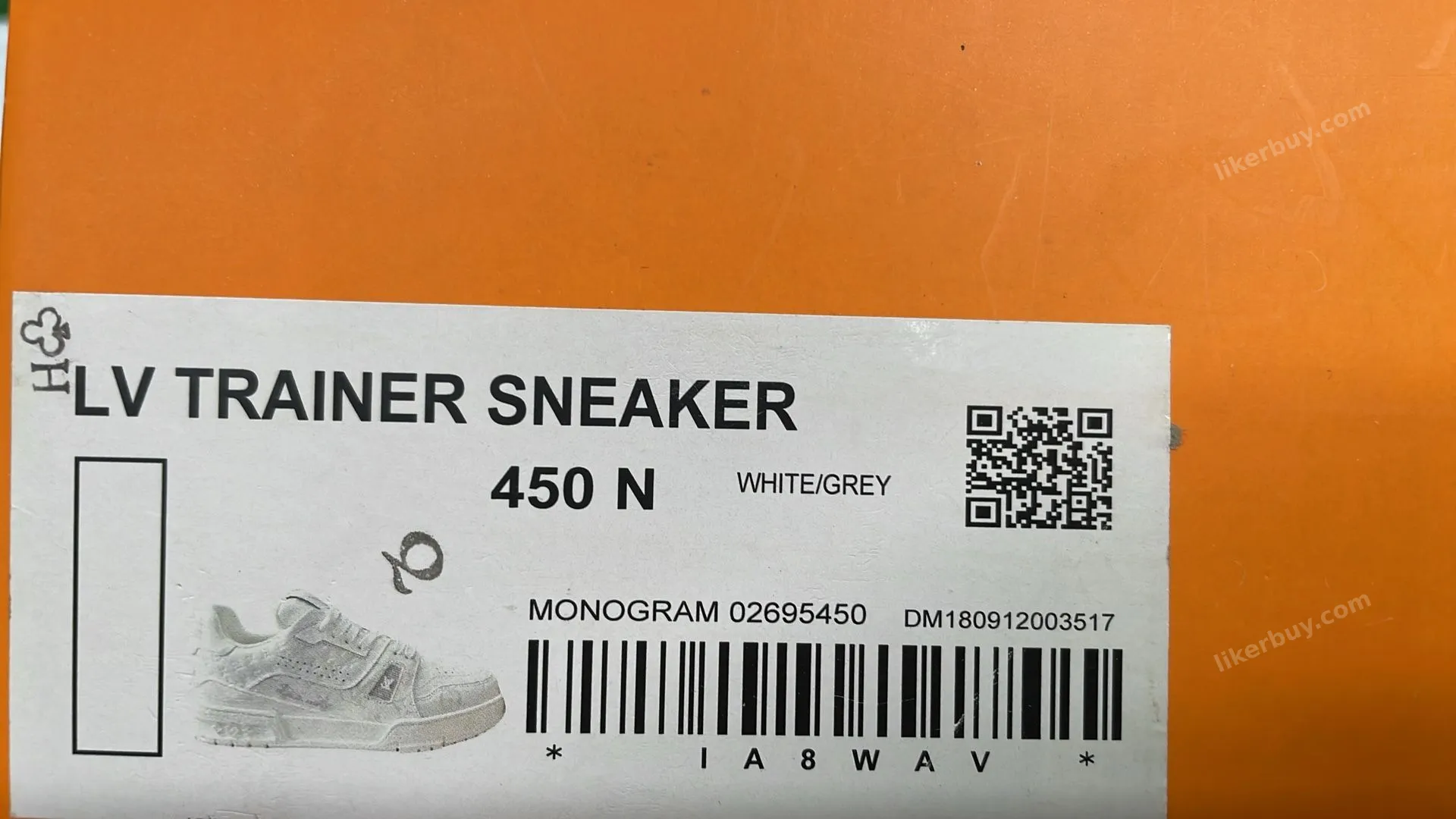 Louis Vuitton trainer product reference 5
