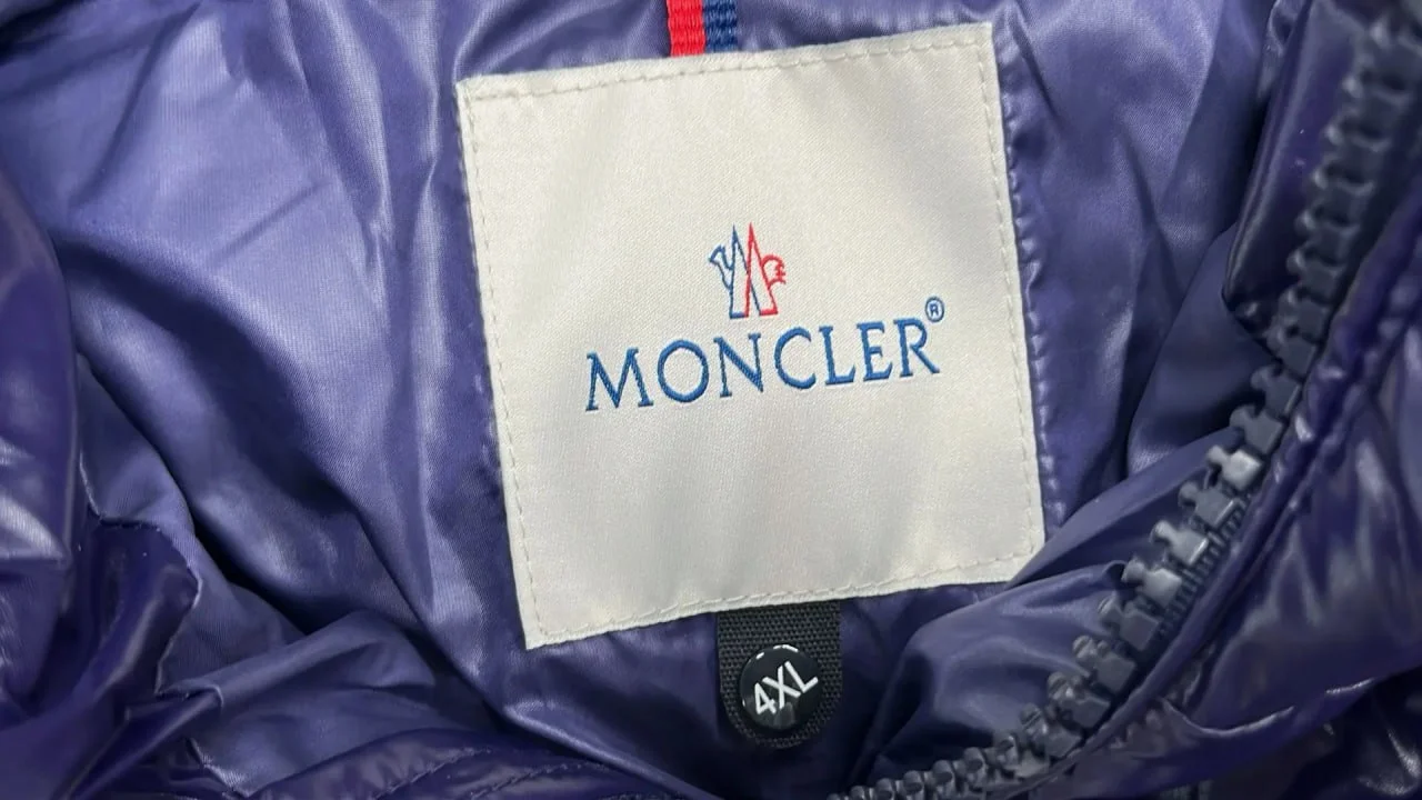 Moncler down jacket QC photo