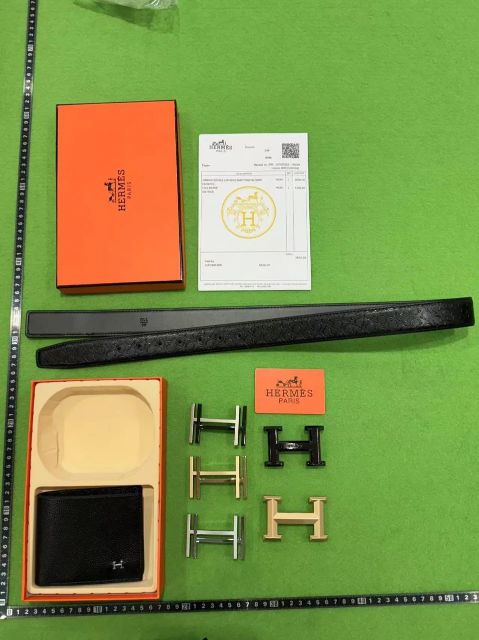Brand belt wallet gift box QC photo