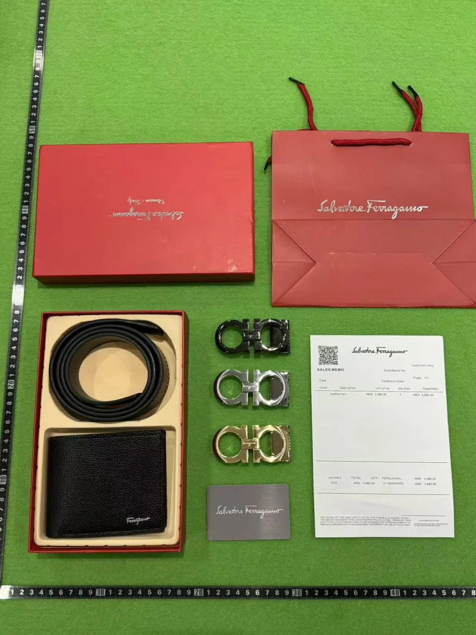 Brand belt wallet gift box QC photo