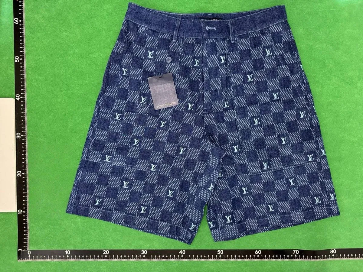 Louis Vuitton Monogram Print Shorts