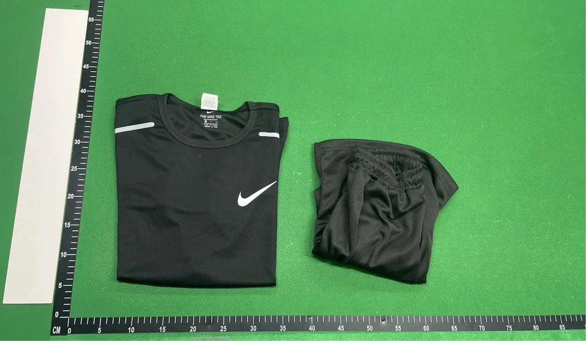Nike Dri-FIT Running Set Purple and Black