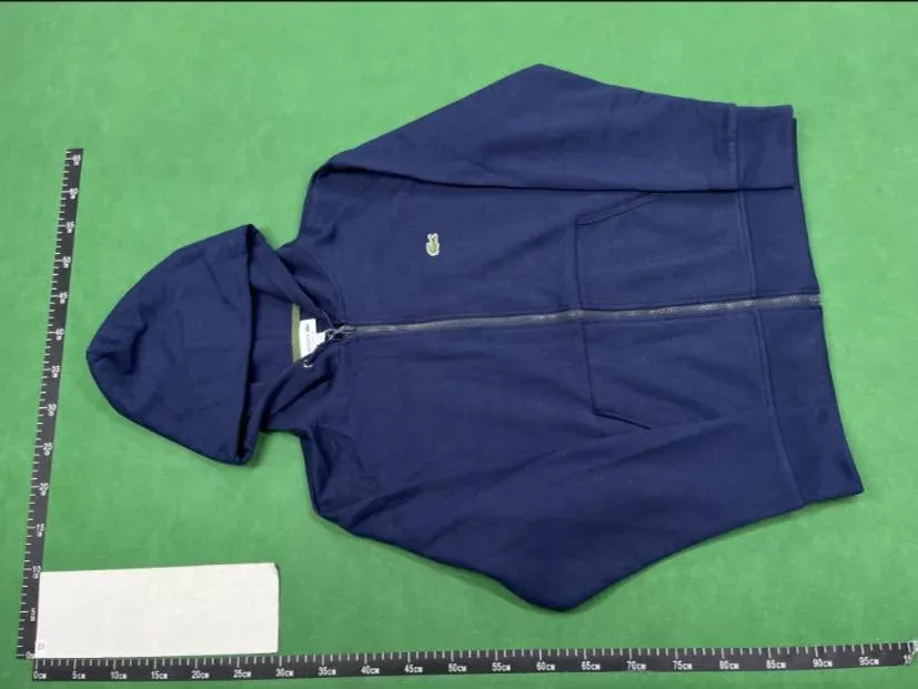 Lacoste Zip-Up Hoodie Sweatshirt