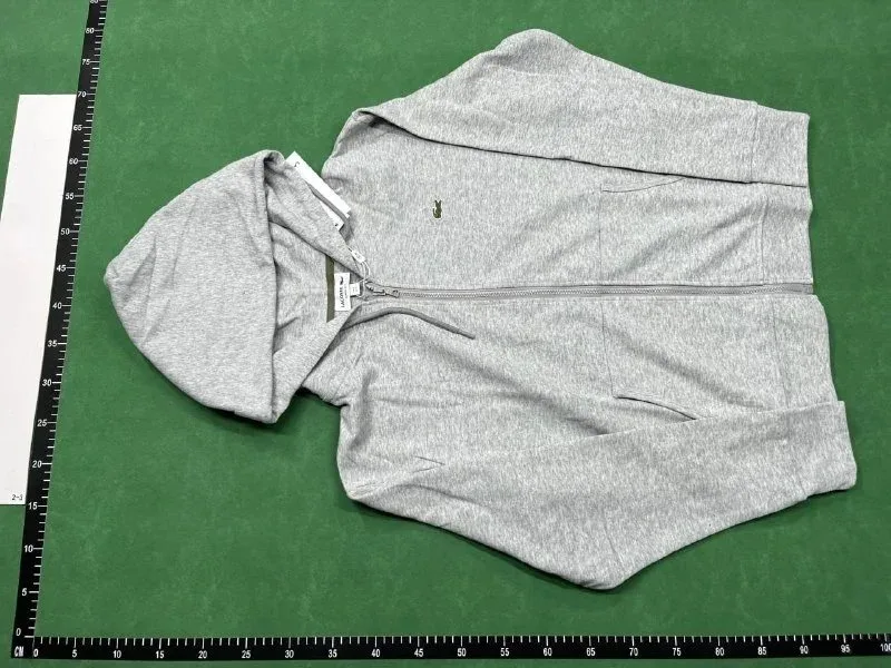 Lacoste Zip-Up Hoodie Sweatshirt