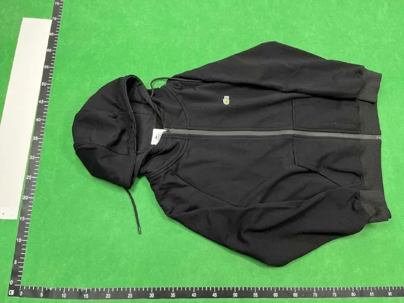 Lacoste Zip-Up Hoodie Sweatshirt