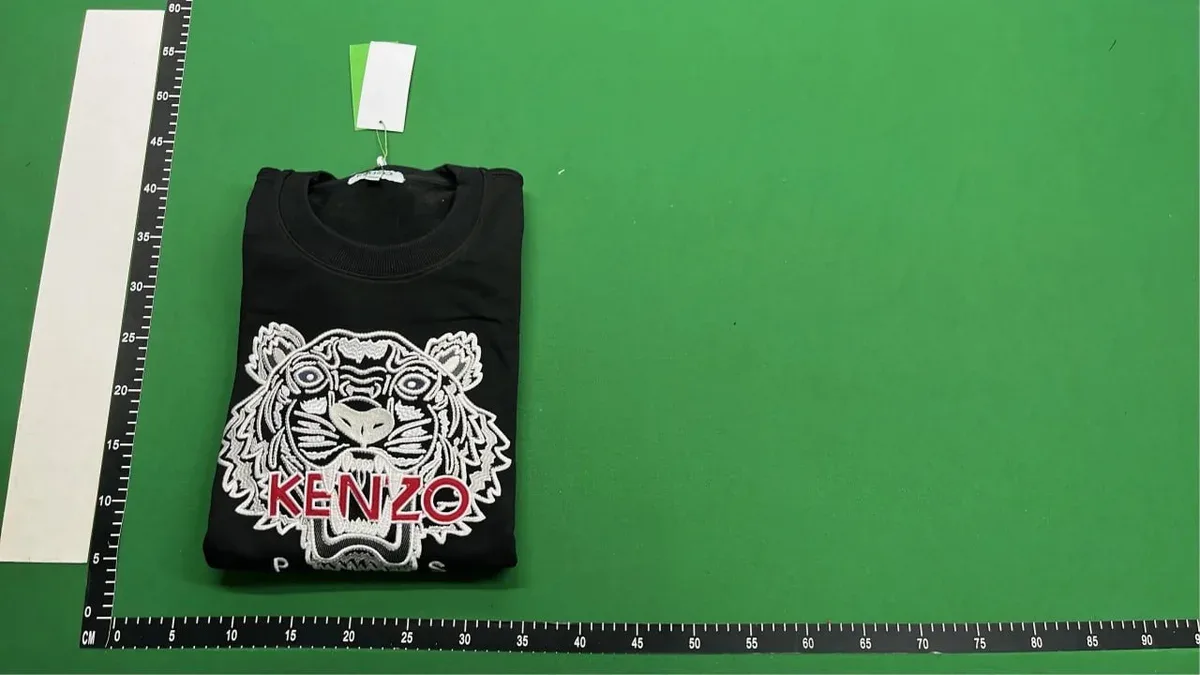 Kenzo Tiger Head Black Sweatshirt QC photo