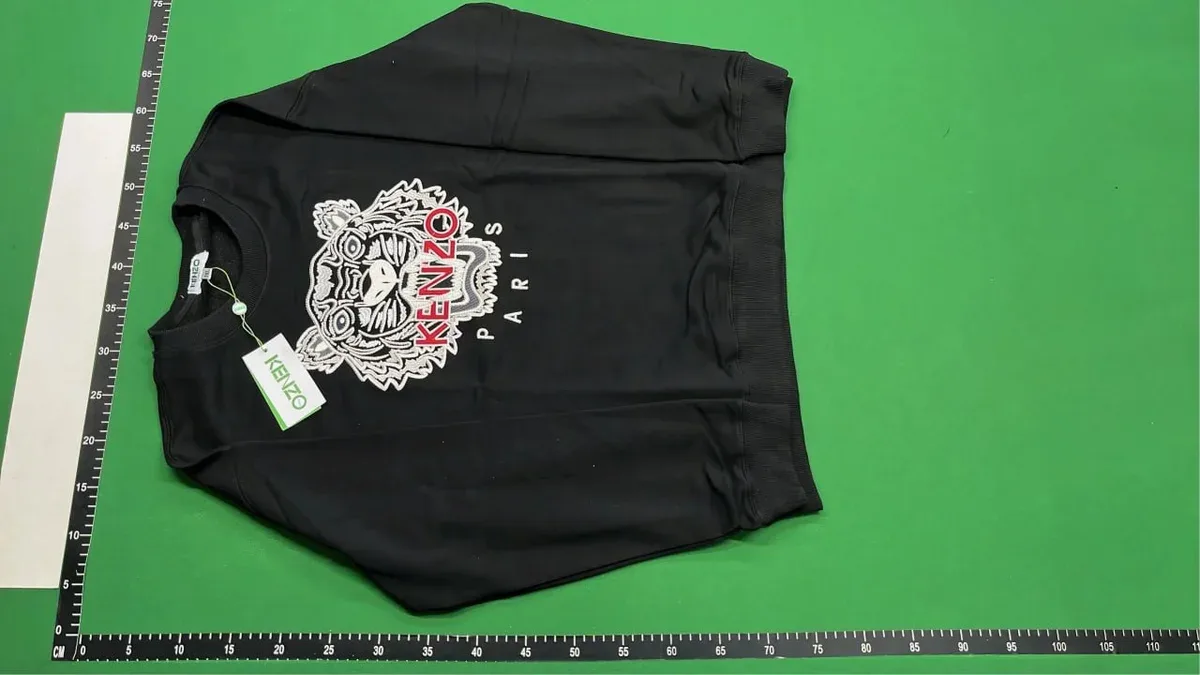 Kenzo Tiger Head Black Sweatshirt QC photo