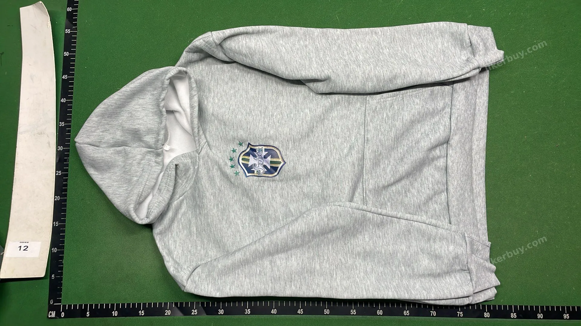 Gray Brazil Football Club Hoodie and Pants Set QC photo