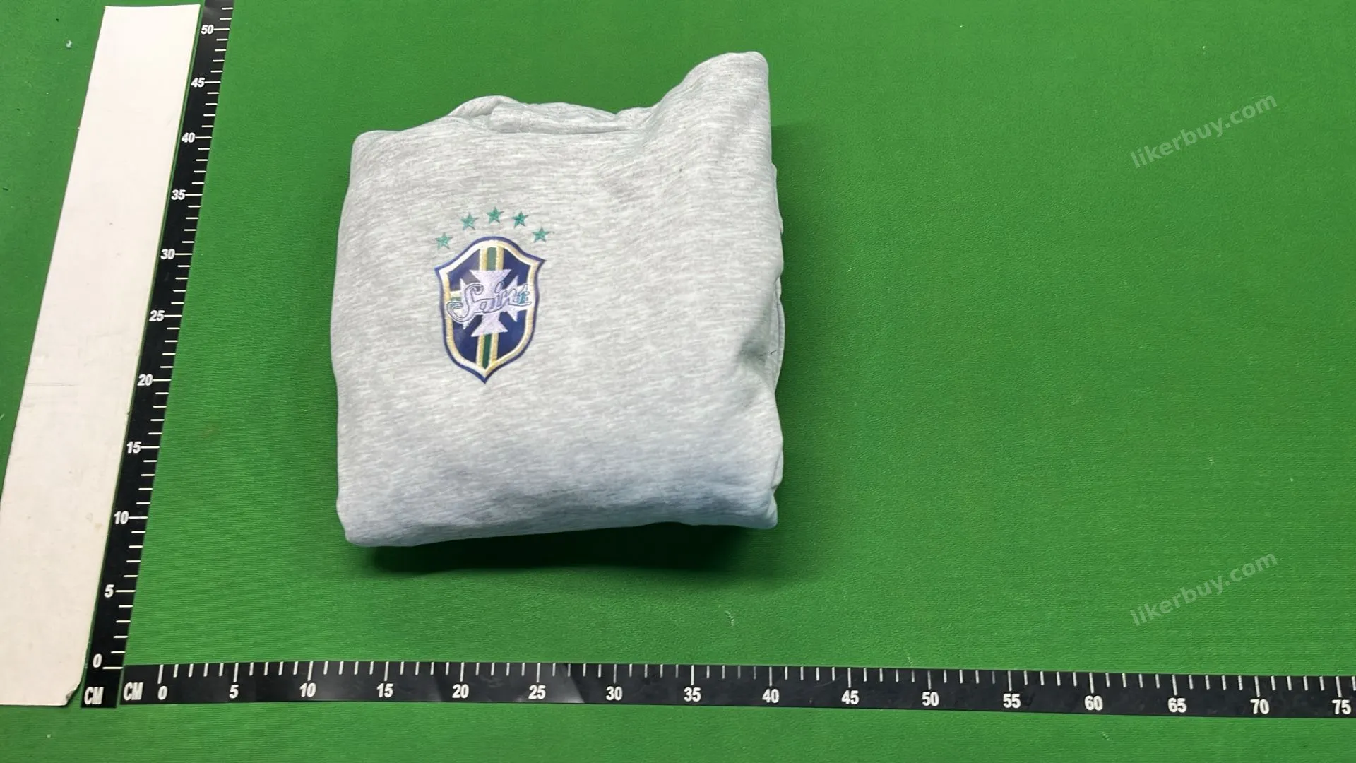 Gray Brazil Football Club Hoodie and Pants Set QC photo