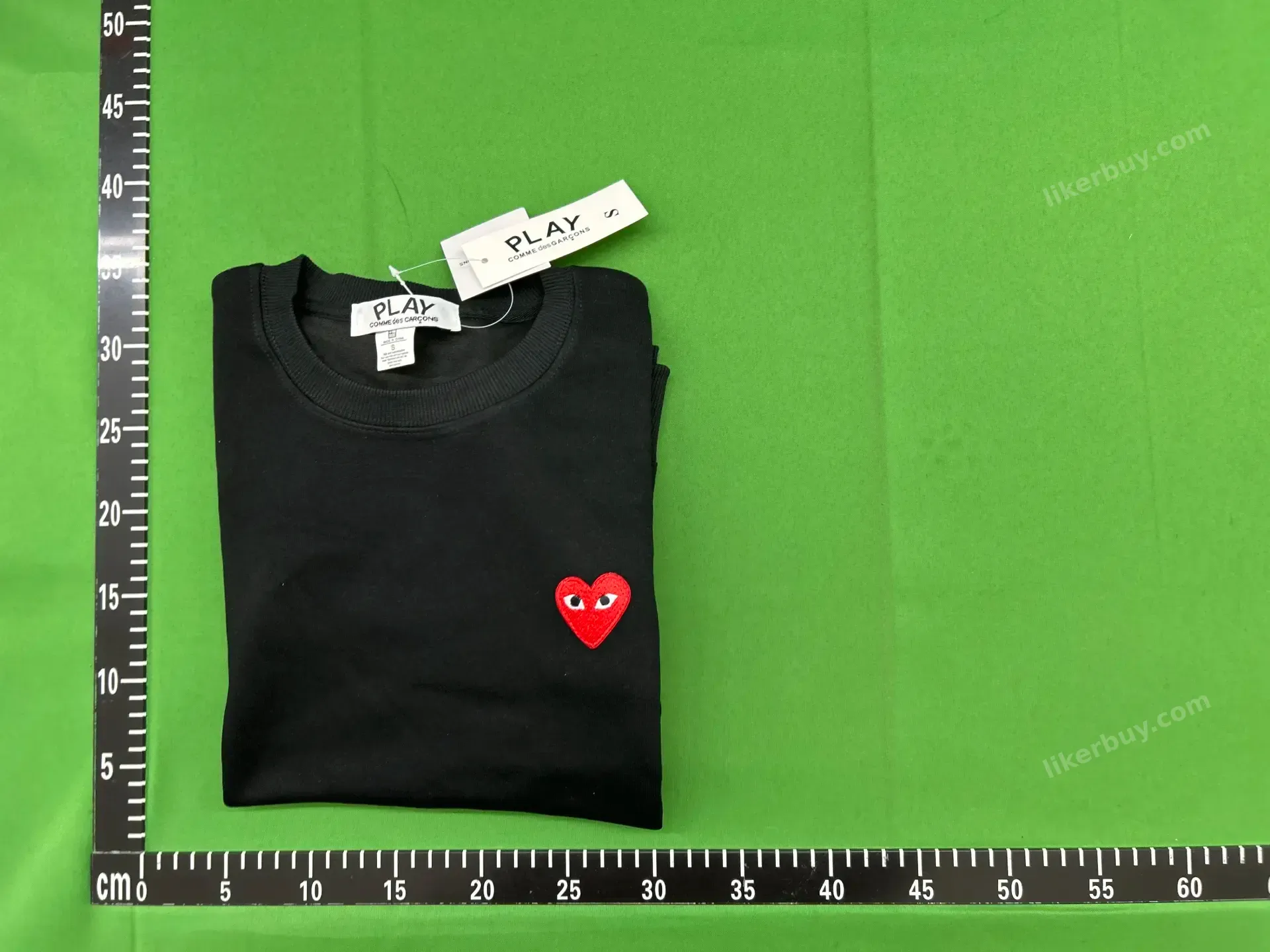 Comme des Garçons PLAY Heart Logo Sweatshirt QC photo