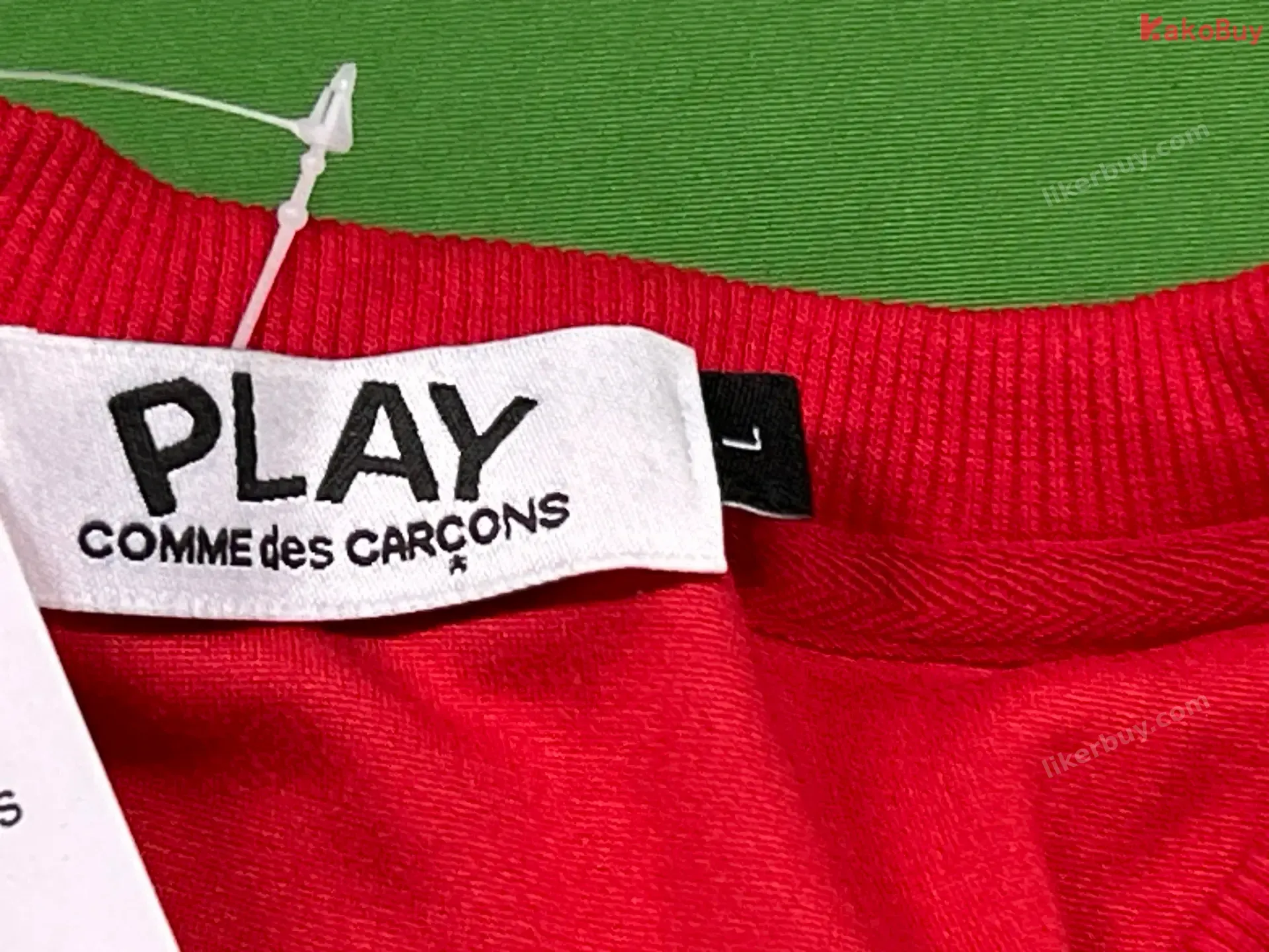 Comme des Garçons PLAY Heart Logo Sweatshirt QC photo