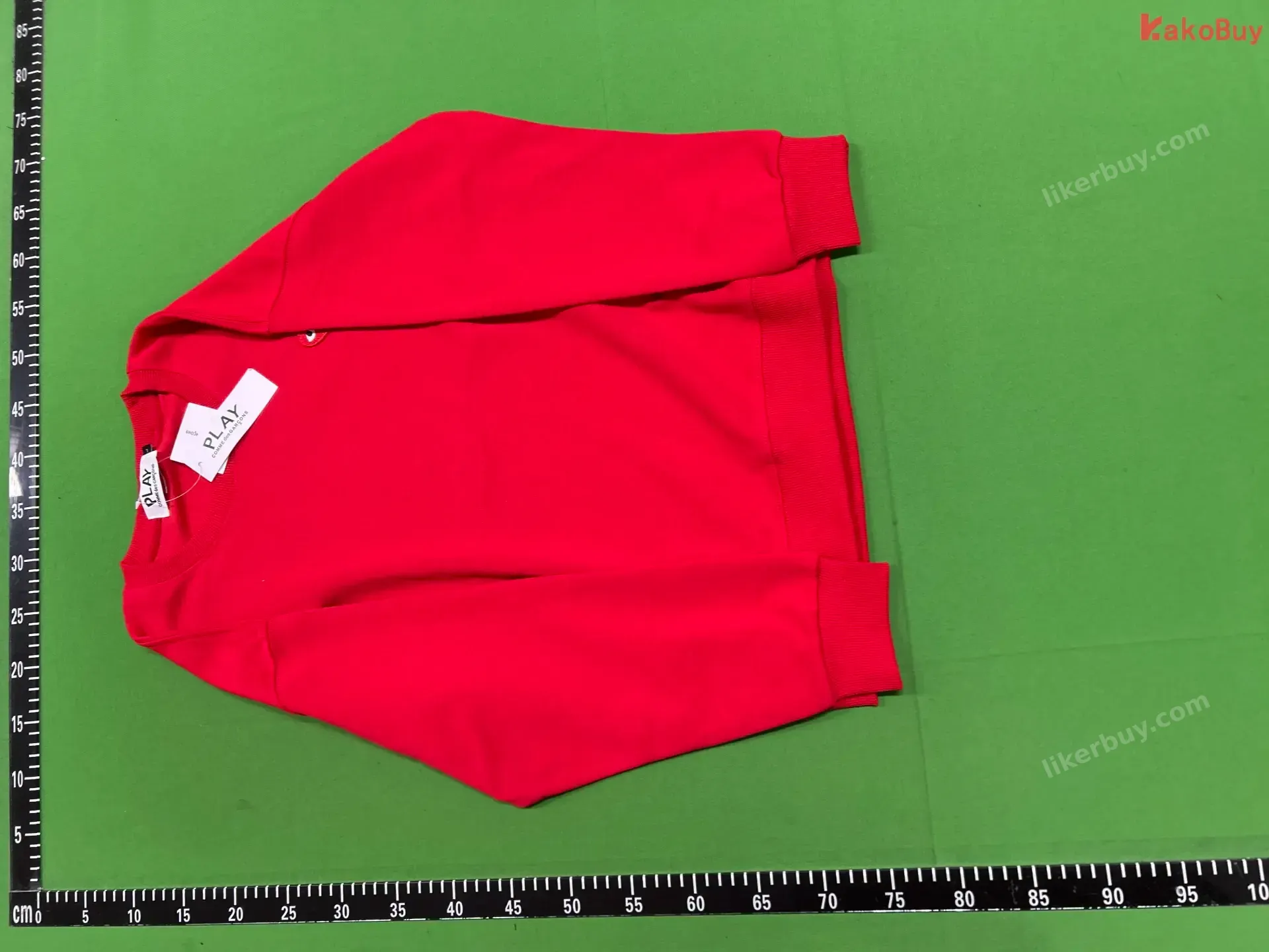 Comme des Garçons PLAY Heart Logo Sweatshirt QC photo
