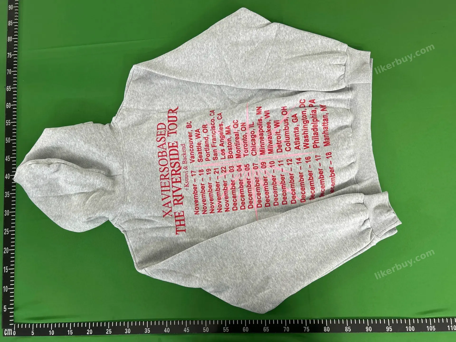 Xavier Based The Riverside Tour Hoodie QC photo