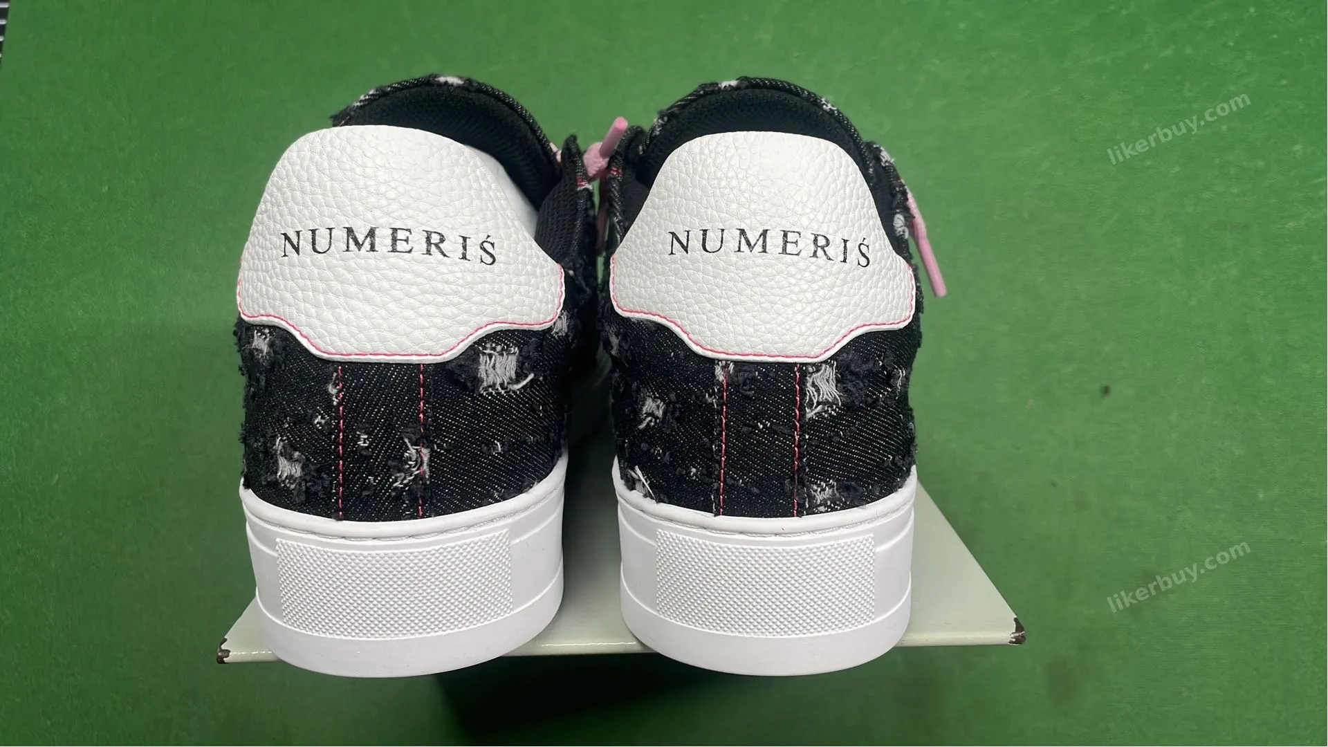 Numen Black and White Low-Top Sneakers QC photo