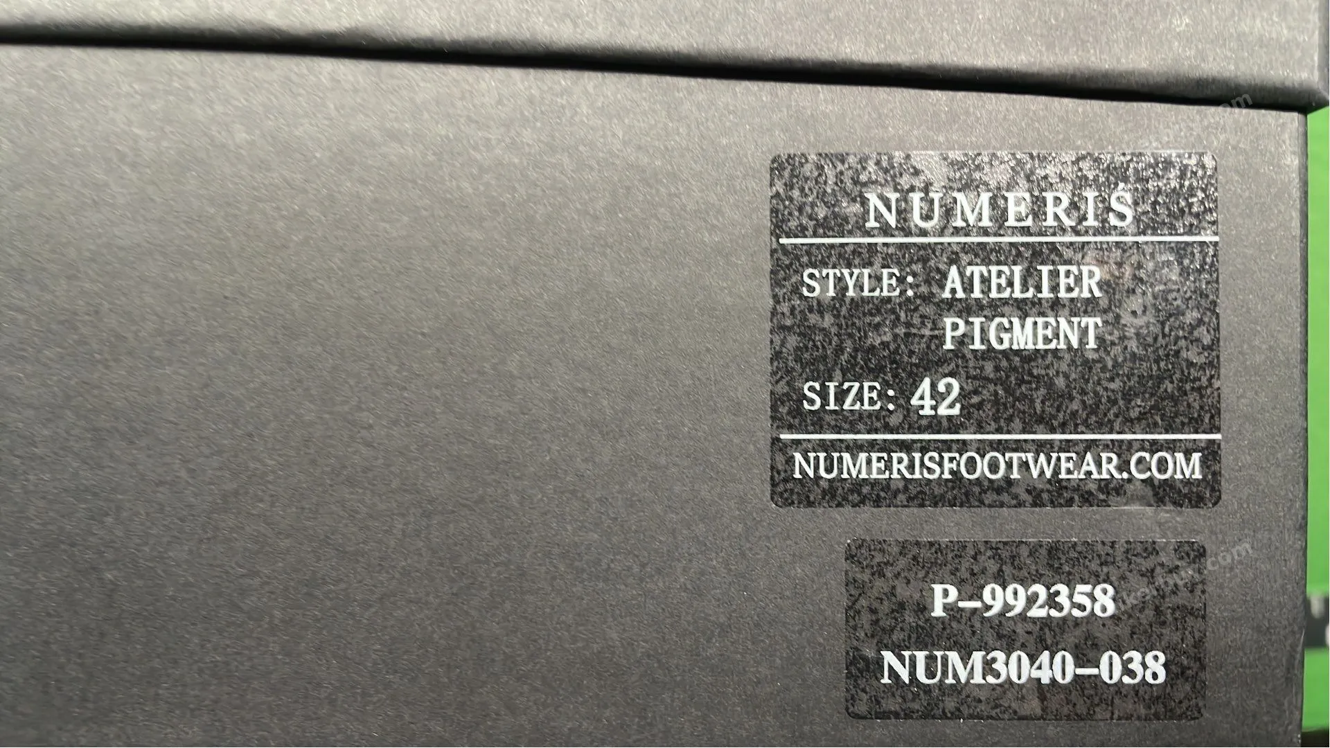 Numen Black and White Low-Top Sneakers QC photo