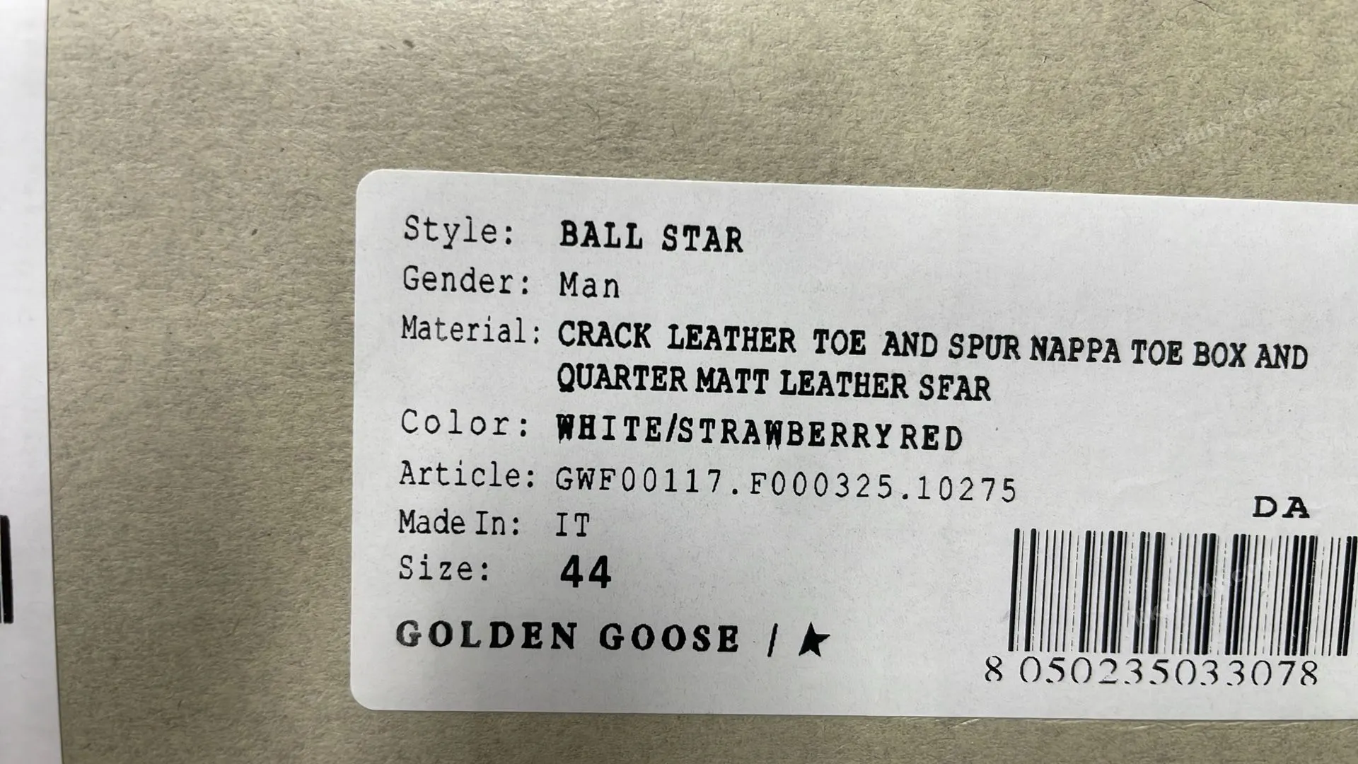 Golden Goose Ballstar Sneakers QC photo